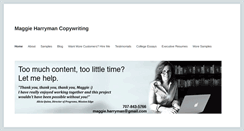 Desktop Screenshot of maggieharrymancopywriting.com